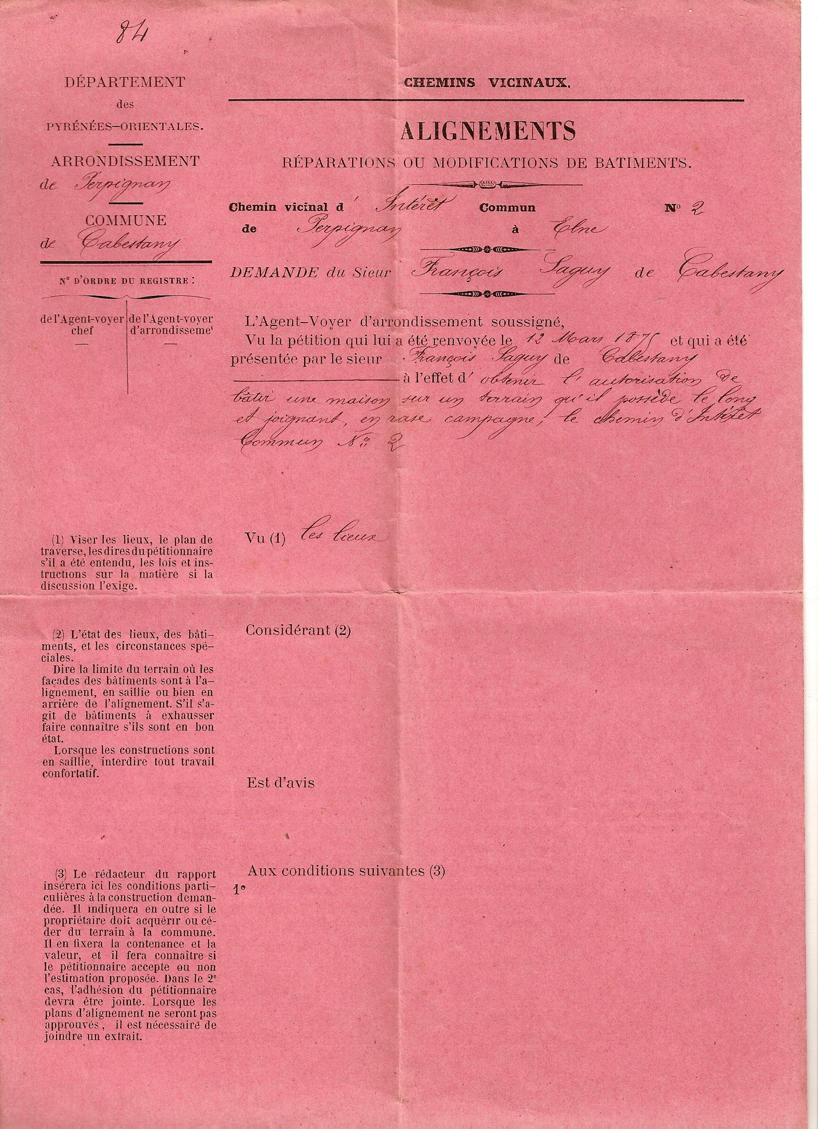 permis de construire